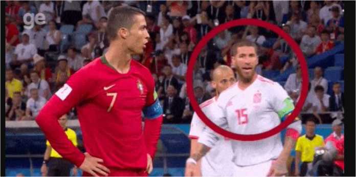 Usaha Sergio Ramos Gagalkan Penalti Ronaldo Tak Mebuahkan Hasil