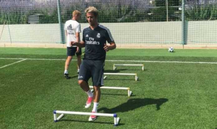 Fabio Coentrao Terlihat Gunakan Fasilitas Real Madrid Untuk Berlatih