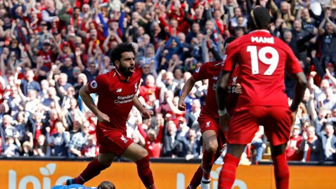 Gol Semata Wayang Mohamed Salah Buat Liverpool Puncaki Klasemen
