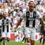 Cristiano Ronaldo Kegirangan Usai Cetak Gol Perdana Untuk Juventus