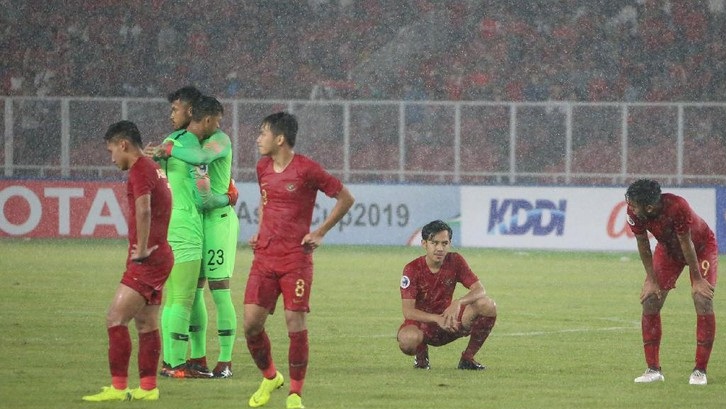 Skuat Garuda Muda Menerima Kekalahan dengan Kepala Tegak