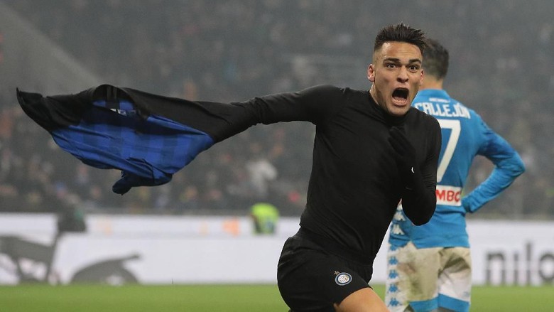 Gol Lautaro Martinez Membawa Inter Kalahkan Napoli