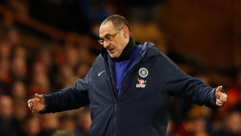 Sarri Cemas Chelsea Kalah Dari Wolverhampton