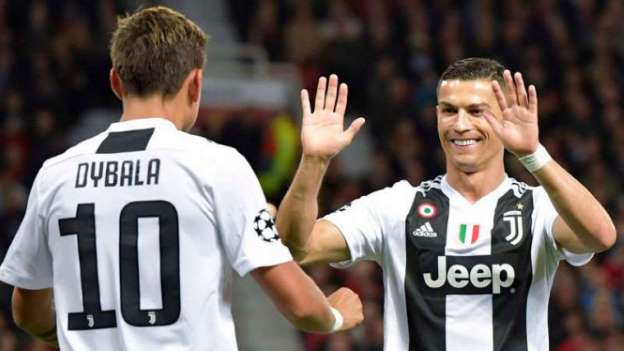 Ronaldo Ikut Merayakan Gol yang Diciptakan Dybala